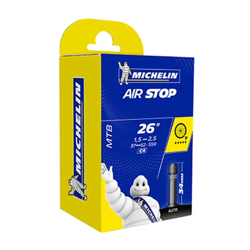 FAHRRAD SCHLAUCH MICHELIN 26 x 1,50-2,50 ZOLL (37/62-559) C4 SCHRADER 35MM MTB