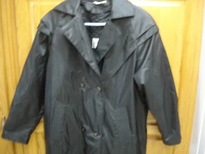 DAMEN BRITISH MIST TRENCHCOAT/REGENMANTEL GRÖSSE 8 SCHWARZ - Bild 1 von 7
