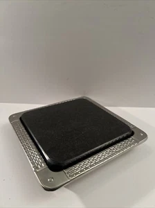 Ralph Lauren Watchband Pattern Cheeseboard Tray w/Slate Insert #550-LR190-535 - Picture 1 of 4