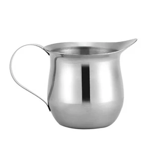 Milk Frother Cup 8 Oz Stainless Steel Pitcher for Latte Espresso Frothing - Picture 1 of 5