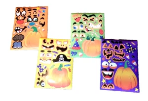Roberly 32 Blatt Halloween Deko Kürbis Gesicht Aufkleber - Bild 1 von 5