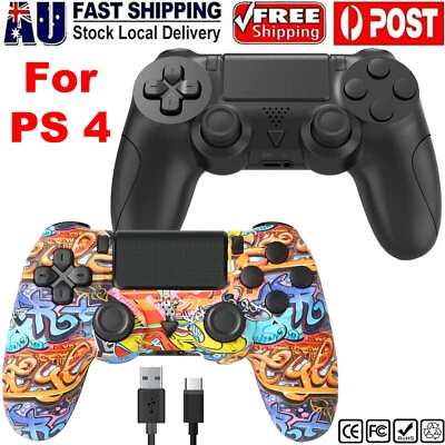 Wireless Controller for PS-4/Pro/Slim/PC Bluetooth Gamepad Joystick Console AU - image 1 of 3