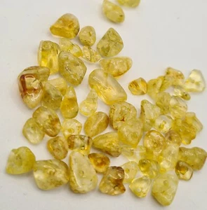 Citrin 🍋 Perlen Mit Loch 50 Stück Natursteine Edelsteine Gelb Steine Basteln - Bild 1 von 3