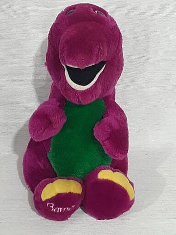 Vintage Barney Lyons Group Plush Purple Dinosaur 14” 1992 Cover