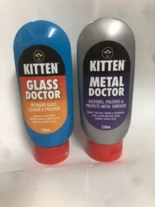 KITTEN TWIN PACK POLISH - GLASS CLEANER & METAL DOCTOR!! - Picture 1 of 1