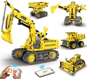 aukfa Excavator Robot Building Toys for Boys, STEM Projects for Kids Ages 8-1... - Picture 1 of 7