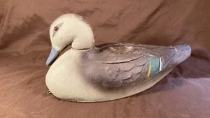 Vintage Victor Veri Lite Duck Decoy Glass Eyes Teal Redhead Wood Duck Black Duck - Picture 1 of 12