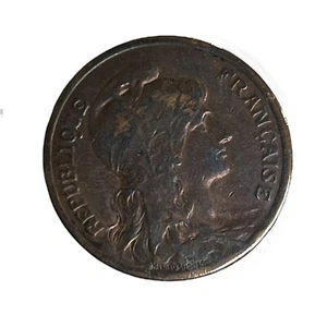 1915 FRANCE 10 CENTIMES - Collectible Vintage World Coin - Picture 1 of 2