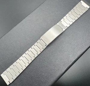 Vintage Fit Bulova Accutron S/S Watch Metal Band Bracelet 17.5 & 18.5 mm BU-49 - Picture 1 of 10