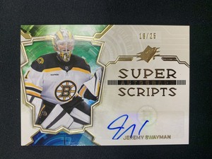 2022-23 UPPER DECK SPX SUPER SCRIPTS JEREMY SWAYMAN GOLD 18/25 AUTOGRAPH SS-JS