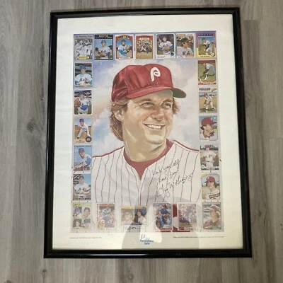 Perez Tug McGraw PHILADELPHIA PHILLIES Poster 1984 Very Rare First PA Bank - Image 1 of 4