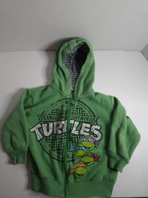 Ninja Turtles Youth Zip Up Hoodie 4t - Image 1 of 4