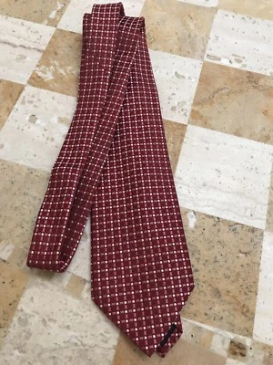 Мужские Liz Claiborne галстук новый без ЯРЛЫКОВ платье рубашка темно-бордовый красный на пуговицах - Изображение 1 из 4