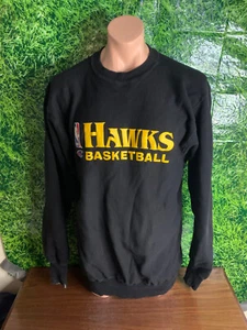 Vintage Atlanta Hawks Basketball Sweatshirt Reverse Weave Champion Black 2XL - Picture 1 of 6