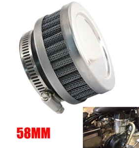 58mm Moto filtre à Air le Filtre d'Admission Pour Honda Yamaha Kawasaki BMW et C - Picture 1 of 11