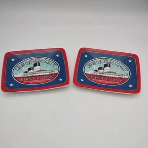 RMS Queen Mary Cunard Ozeandampfer Souvenir Display Schmuck Teller - Bild 1 von 5