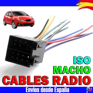 CONECTORES DE RADIO ISO UNIVERSAL MACHO ALIMENTACION Y AUDIO COBRE ESP. MOD 2 - Imagen 1 de 1
