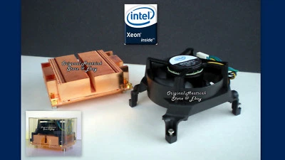 INTEL D39267 COOLING FAN WITH HEATSINK FOR XEON X5400 SERIES SOCKET LGA771 - NEW - Image 1 of 4