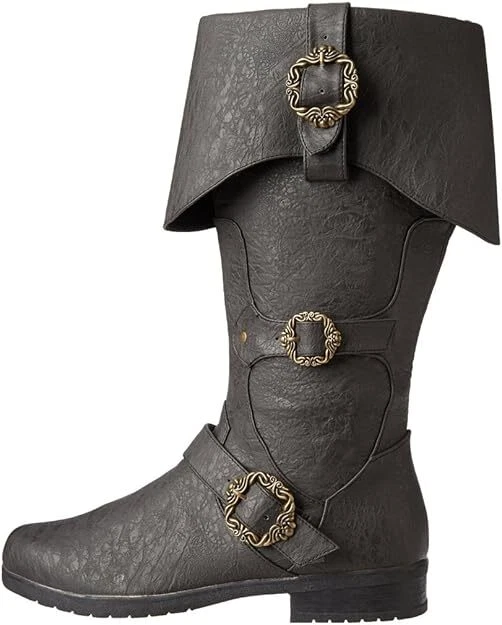 Caribbean Movies Pirate Boots Adventure Footwear Halloween Costume Cosplay - Image 1 of 1