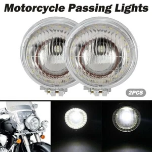 Motorcycle Angel Eye Fog Light Headlight Lamp For Suzuki Boulevard C50 T S40 C90 - Picture 1 of 12