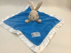 Kids Preferred Security Blanket Peter Rabbit Blue Crinkle Ears Good Little Bunny