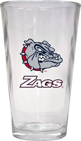 Gonzaga Bulldogs 16 oz Pint Glass 3-Pack Cover