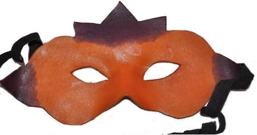 Venezianische Maske "Belle" aus 100% Echtem Leder LARP Maskenball Augenmaske - Bild 1 von 1