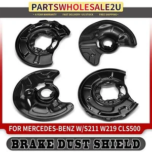 4pcs Front & Rear Brake Dust Shield for Mercedes-Benz CLS500 E320 E350 SL500 - Picture 1 of 10