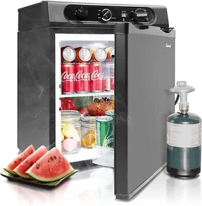 12V/220V Frigorifero 3 Vie Frigo a Gas Caravan Camping Frigorifero per camion - Bild 1 von 10