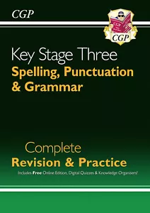 New KS3 Spelling, Punctuation & Grammar Complete Revision & Practice (with Onlin - Foto 1 di 5