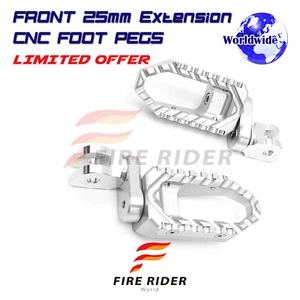 CNC 25mm Lowering Front Large Foot Pegs For Honda VFR1200F - Picture 1 of 12