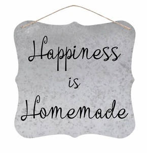 Happiness is Homemade - Placa de pared galvanizada - Imagen 1 de 2