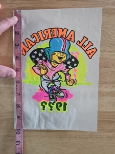 1970’s Vintage ROACH “Heat Transfer” ALL AMERICAN 19?? Approx 8 x 10 (MH201) - Picture 1 of 3