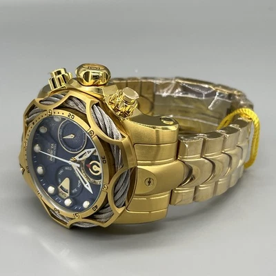 NEU!  Invicta • Reserve Venom Herrenuhr • 26655 • 52,5 mm • goldfarben BEKLEBT! - Bild 1 von 4