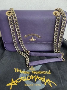 Vivienne Westwood Anglomania Purple Shoulder Bag - Picture 1 of 7