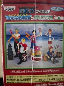 One Piece Grand Line Christmas set completo figure Banpresto vintage Giappone - Foto 1 di 9