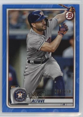 2020 Bowman Blue /150 Jose Altuve #88 - Image 1 of 2