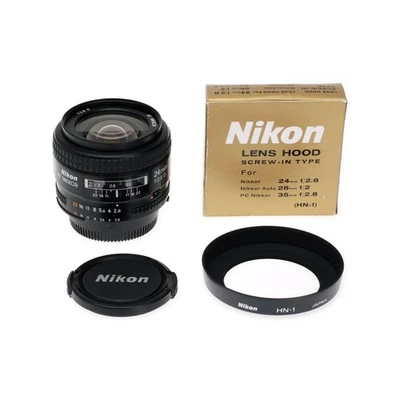 Lente principal de enfoque automático gran angular Nikon Nikkor AF 24 mm F2,8 D 1919 Foto 1 de 4