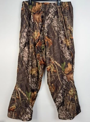 Mad Dog Gear XXL Mossy Oak Break Up Reversible Camo/Orange Fleece Hunting Pants - Image 1 of 4