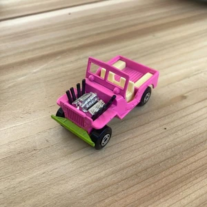 Matchbox Pink Jeep Hot Rod Superfast No 2 England 1971 Lesney Prod & Co - Picture 1 of 5