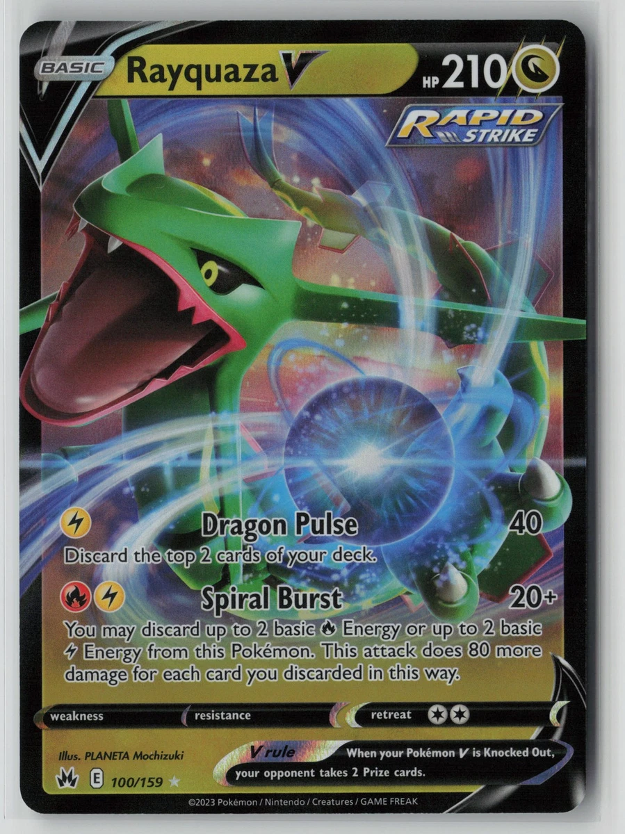 Dragon Rayquaza Pokémon TCG Rare Individual Collectible Card Game