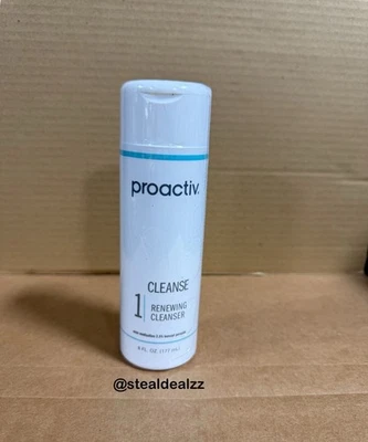 PROACTIV Step 1 RENEWING CLEANSER 6 oz Bottle Acne Treatment NEW/ EXP 05/26 - Image 1 of 2