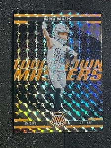 Mosaico Calcio 2025 - Brock Bowers Arancione Fluorescente Touchdown Masters #2 - Foto 1 di 2