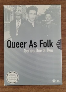 Queer as Folk Series One & Two - DVD (UK Series) With Poster And Sticker - Picture 1 of 3