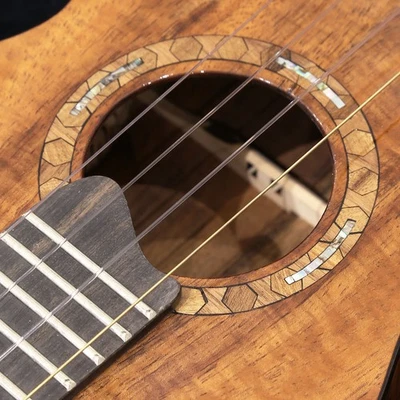 Ohana Ukuleles DTK-2 All Solid Hawaiian Core Tenor Ukulele Manufactured by - Image 1 of 4