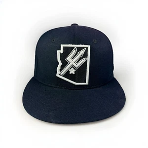 ASU Sun Devils Hat 7 3/8 State Outline Trident NCAA Cap Zephyr 32/5 Chopped - Picture 1 of 10