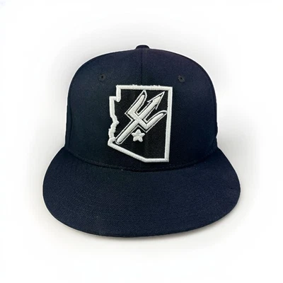 ASU Sun Devils Hat 7 3/8 State Outline Trident NCAA Cap Zephyr 32/5 Chopped - Image 1 of 4