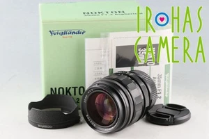 Voigtlander Nokton 35mm F/1.2 Aspherical Lens for Leica M With Box #59567 L7 - Picture 1 of 9