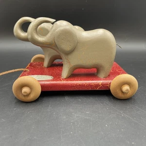 The Workshops of Gerald Henn Elephant Nachziehspielzeug 1. jährliche Arche Noah Serie 1997 - Bild 1 von 7