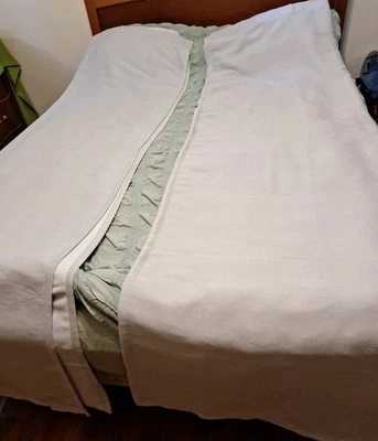 IKEA GRAY PINSTRIPE LINED 57"X 98" CURTAINS PANELS USED - Image 1 of 4